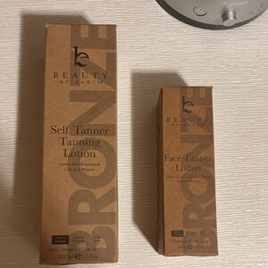 Self Tanner and Face Tanner Lotion Set - Brown NIB